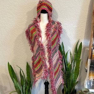Free People Sherpa Beanie and Scarf Set